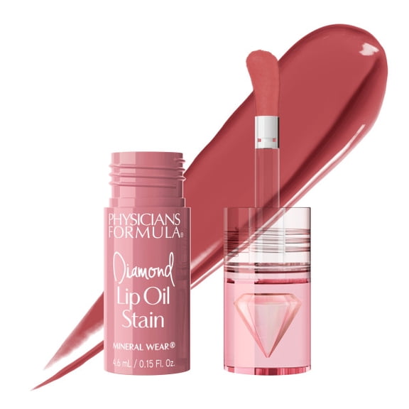 Physicians Formula Mineral Wear Diamond Lip Oil Stain in Radiant Rose
