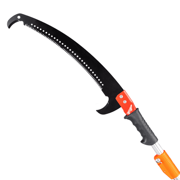 QISHENSHUI 26FT Manual Pole Saw Extendable Tree Trimmer Telescoping Branch Pruner Perfect for Trimming High Tree Branches Shrubs and Bushes in Yards Gardens or Orchards