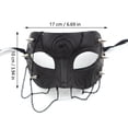 thumbnail image 2 of Masquerade Mask, Mardi Gras Mask, Halloween Mask, Venetian Mask, Cosplay Mask, Masquerade Mask for Men Women: Gothic Steampunk Ghost Phantom of The Opera Mask Costume Party Prom Ball Mask, 2 of 4