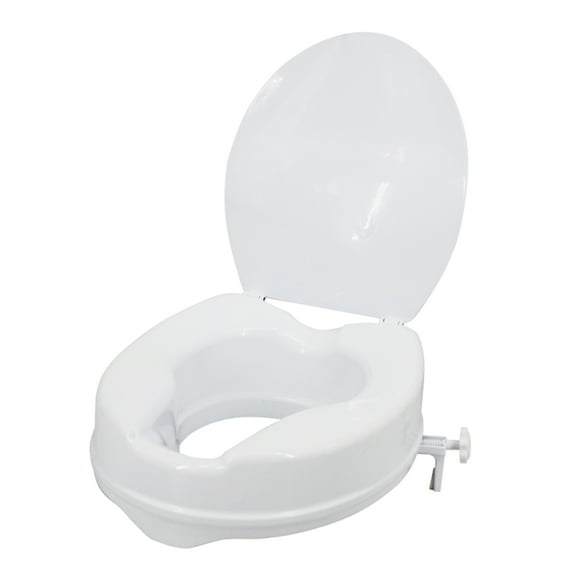 Raised Toilet Seat,Most (white 4 300 Lbs Heavy With Clamps Raised Lid 300 Lbs Toilet Most (white Toilet Seat With (white 4 Inches) With Lid 300 Lbs Heavy Duty Heavy Duty Toilet Raised Toilet