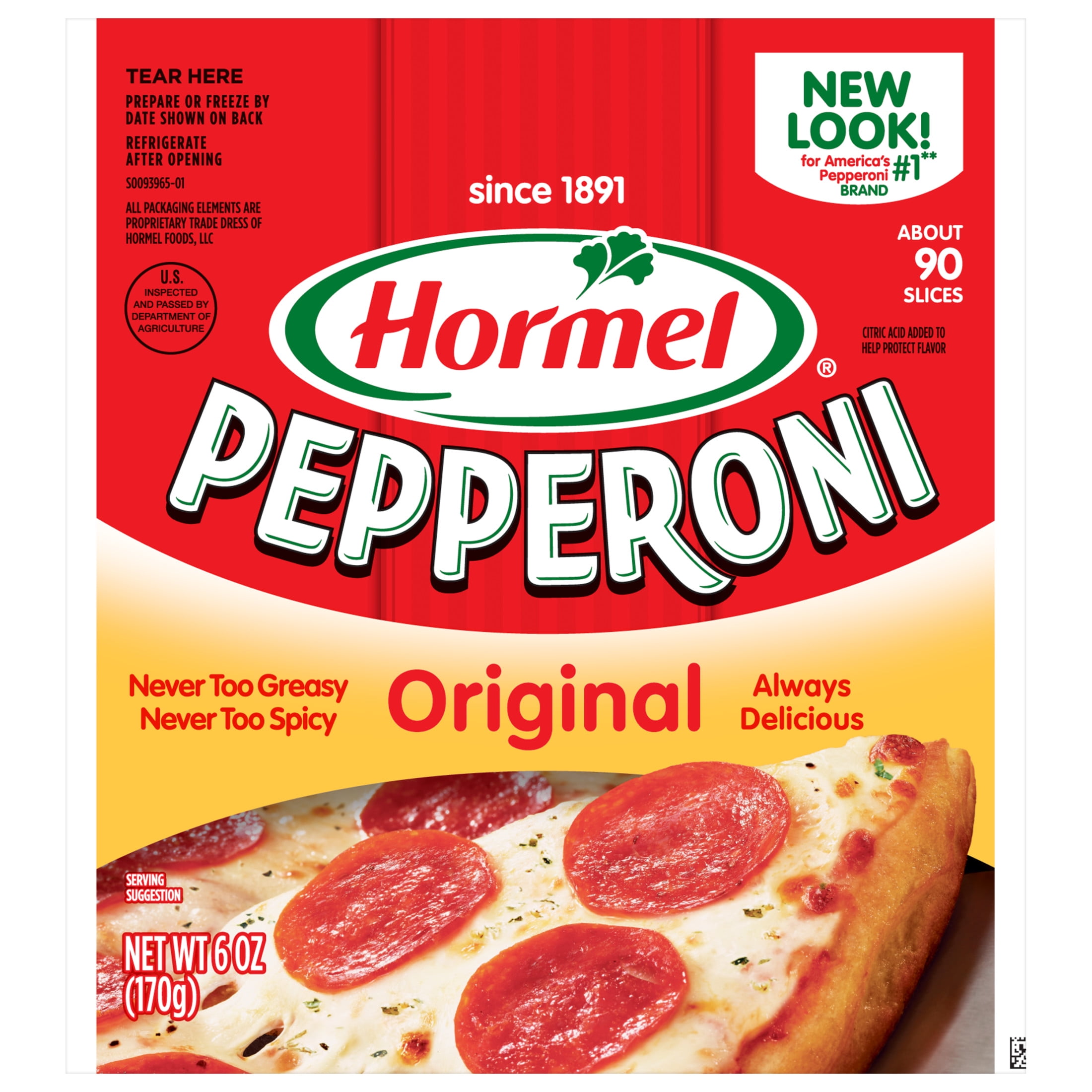 Margherita Pepperoni Slices, 16 oz - Walmart.com