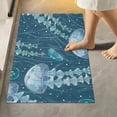thumbnail image 2 of Coolnut Jellyfish High Absorbent U-Shaped Contour Toilet Rugs Machine Washable,24"x20", 2 of 7