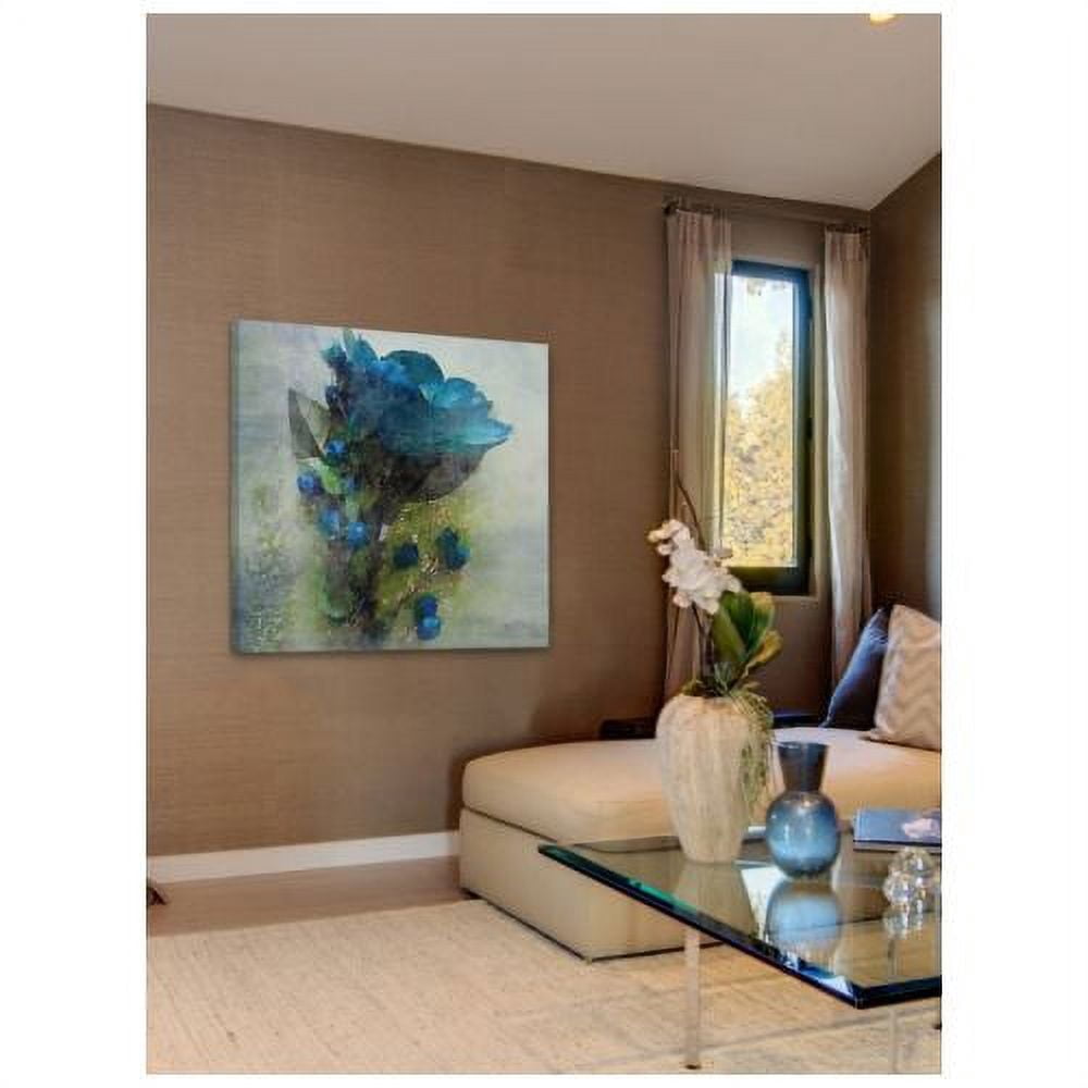 Marmont Hill 'Blue Melody' by Irena Orlov Painting Print on Wrapped Canvas