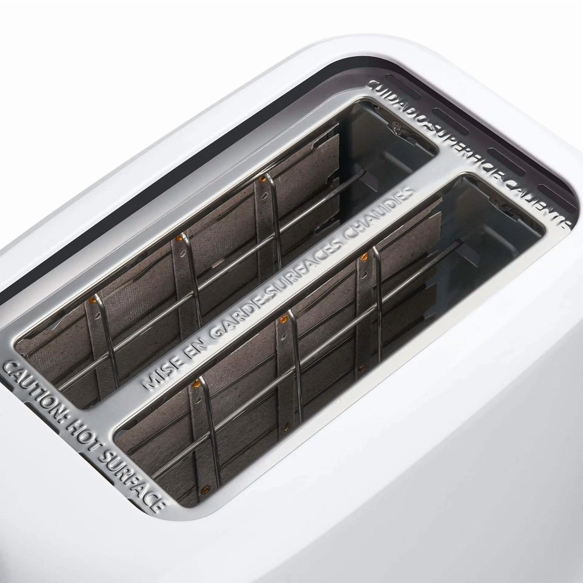 KNACK - 2-Slice Toaster, Arctic White