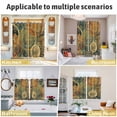 thumbnail image 6 of Vintage Geometric Kitchen Curtains Short 45 Inch Length, Watercolor Abstract Art Grommet Top Bedroom Living Room Curtains, Light Filtering Cafe Curtain Drapes 2 Panels Set 84''x45'', 6 of 9