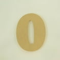thumbnail image 1 of Package of 1, 12 Inch X 3/4" Thickness MDF Letter O in The Goudy Heavy Font, Thick, Upper Case for Art & Craft Project, Made in USA, 1 of 4