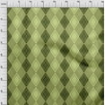 thumbnail image 4 of oneOone Silk Tabby Light Green Fabric Argyle Sewing Craft Projects Fabric Prints By Yard 42 Inch Wide, 4 of 4