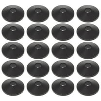 Raindrops 20 Pcs Washers Sealing Rubber Gasket Leak-proof Bolt Screws 2.5X2.5CM Black