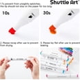 thumbnail image 4 of Shuttle Art 51 Colors Dual Tip Alcohol Based Art Markers, 50 Colors Plus 1 Blender Permanent Marker Pens Highlighters with Case for Illustration Adult Coloring Sketching and Card Making, 4 of 6