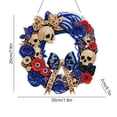thumbnail image 4 of Halloween Diamond Art Kits For Adults Clearance, DIY Pearl Diamond Art, Hanging Ornament For Halloween Front Door Decor, DIY Fall Home Decor Wall Art, Halloween DIY Gift (Navy), 4 of 7