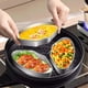 thumbnail image 5 of Bandeja de comida dividida de acero inoxidable | Cesta de vapor multiusos en forma de abanico con tapa | Utensilios de cocina apilables duraderos de acero 304 para mariscos, verduras, bocadillos |, 5 of 7