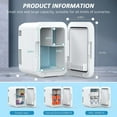 Werseon Mini Fridge 4L Capacity Portable Beauty Makeup Skincare Fridge