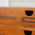 thumbnail image 5 of Retro Multi-layer Wooden Desktop Drawer Storage Box Cabinet Organizer Supplies, 5 of 5