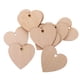 thumbnail image 5 of 100 etiquetas de madera sin pintar para regalos, decoración de cumpleaños y hogar. 25 piezas 80 mm, 5 of 9