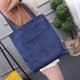 thumbnail image 5 of Jumpingount Exquisito bolso de compras artesanal de mezclilla duradero y elegante para las necesidades de compras bolso de compras con cremallera Bolsas de mensajero y de hombro Estilo 2 azul oscuro, 5 of 6
