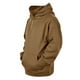 thumbnail image 1 of Sudadera con capucha para hombre, informal, a la moda, lisa, con cremallera, de manga larga, con bolsillo, de poliéster, 1 of 7