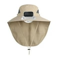 thumbnail image 1 of Sombrero de exterior para niños con ventilador solar, recargable, ajustable, versátil y transpirable. Caqui, 1 of 8