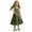 1-Green2175, variant on Kiijoy Baby Girls Sleeveless Button Down Dress Casual Solid A Line Dress, Sizes 1-6
