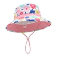 thumbnail image 2 of Ccpelsie Baby Boy and Girl Sun Hat Sun Protection Toddler Beach Hat Infant Summer Outdoor Light Pink, 2 of 5