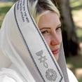 thumbnail image 2 of Mantón de oración Halleluyah Messianic Tallit 72 x 22 cm con bolsa acrílica, 2 of 7