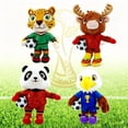 thumbnail image 3 of 2026 Soccer Fan Mascot Plush Keychain Set, Cute Multi-Color Cartoon Key Rings for Keys, Backpacks and Bags, Soft Cotton Souvenir Gift for Sports Fans, 3 of 9