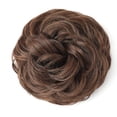 thumbnail image 2 of Messy Hair Bun Thick Updo Hairpieces Elastic Synthetic Wavy Curly Ponytail Hair Extensions, 2 of 6