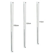 Shenmeida 1.1/1.2/1.5M Magician Stainless Steel Appearing Cane Telescopic Extension Handheld Stage Pocket Magic Stick