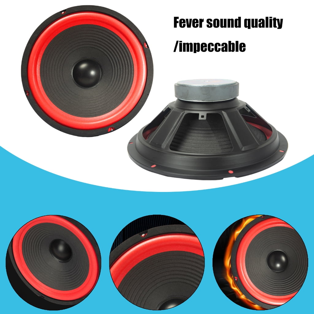 Osdhezcn 4Ohm 8inch Speakers Subwoofer Car Stereo Speakers Vehicle Door Music Stereo