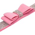 thumbnail image 3 of Pet Dog Velvet Leather Collar Leash With Rhinestone Bling Blink Butterfly Fashion Pet Leash Accessories Blind Drop Shipping ShopWise Round, 3 of 18