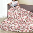 thumbnail image 6 of Sikiie Rose Flowers Ultra-Soft Micro flannel Blanket Luxury All Seasons Warm Blanket for Bedding Sofa and Travel (4 sizes)-80"x60", 6 of 7