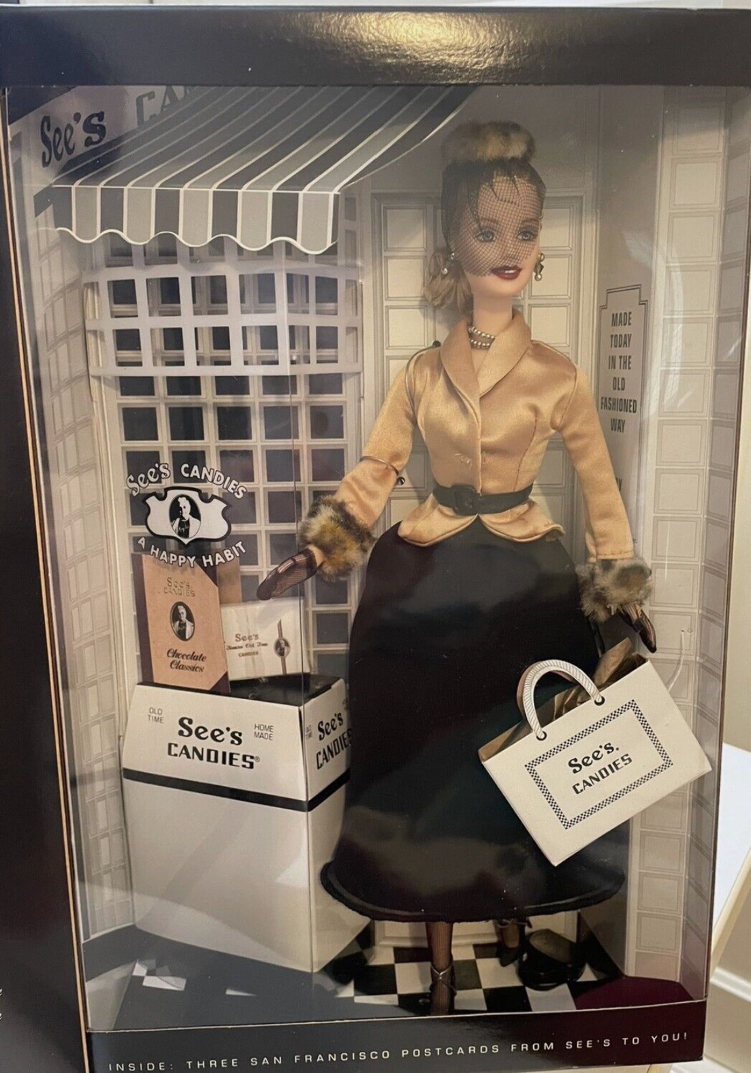 I Left My Heart in San Francisco See's Candies Barbie Doll 2001 Mattel 53487