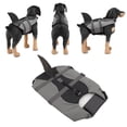 thumbnail image 4 of Chaleco salvavidas para perros traje de baño flotante para mascotas gris alta flotabilidad hebilla de liberación rápida diseño ligero en D para navegar en la playa ANGGREK  Otros, 4 of 8