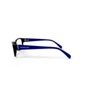 Elizabeth Arden Women's EA6060 Rectangular Prescription Eyeglasses with Case, Blue