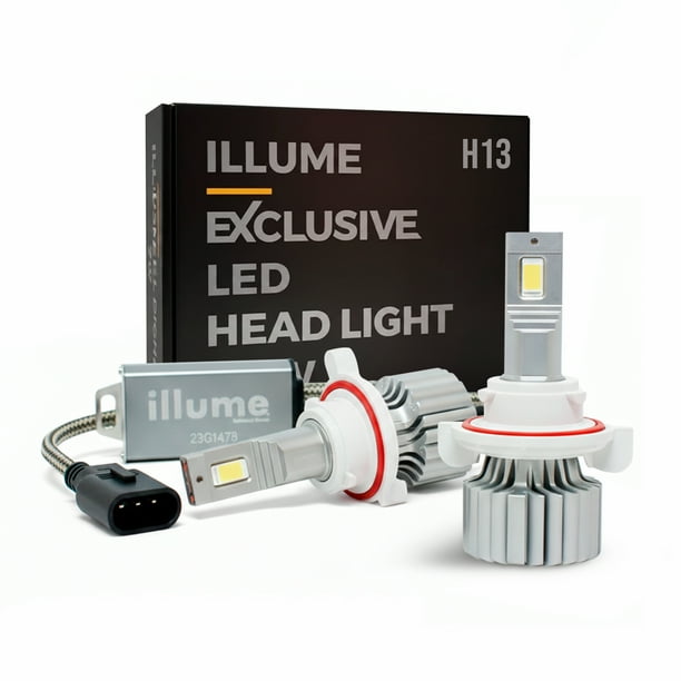 Luces Led para Auto - ILLUME - Modelo 70 W - 11,000 lúmenes - Resistencia al Agua - Haz de luz Perfecto (H13)