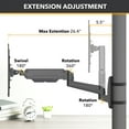 thumbnail image 4 of CondoMounts Monitor Pole Mount | Strap to any post - Black, 4 of 7