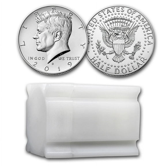 2019-D Kennedy Half Dollar 20-Coin Roll BU