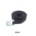 thumbnail image 3 of Ounissouiy Correa de equipaje Hebilla de bloqueo ajustable Amarre Correa manual Llevar cinturón de equipaje Tensor de paquete de nylon Almacenamiento y organización del hogar 2.5 cm x 3 metros Ounissouiy HA071327-03, 3 of 6