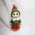 thumbnail image 5 of Mini muñecas elfo bebé de Navidad, elfos pequeños, manualidades de bondad brillante, muñecos de bebé, decoración de juguete en el estante, regalo para niña y niño, 5 of 5