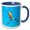 Blue/White, variant on 3drose, Usa, Florida, Golden Orb Spider - Us10 Gjo0392 - Greg Johnston, 11oz Two-tone Blue Mug