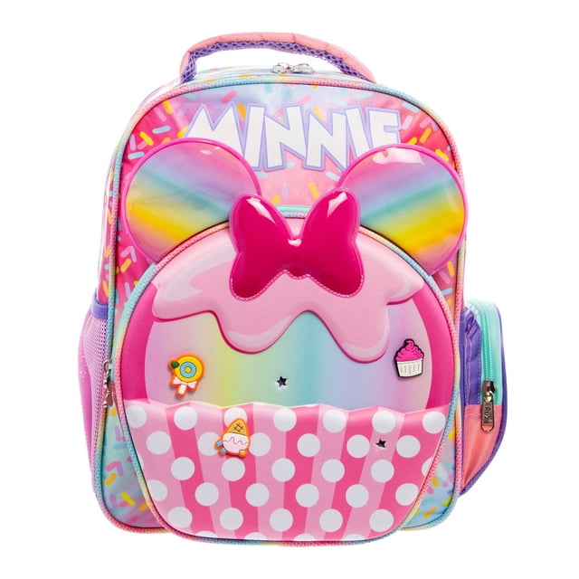 Mochila Primaria Infantil Disney Minnie (Charms) 20L