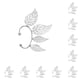 thumbnail image 1 of Qarigey Clip de oreja para niñas, pendiente para novia, boda, novia, fecha, banquete, pendiente, joyería, regalo personalizado, plata izquierda Type1 NO1 Qarigey CBP227486, 1 of 6