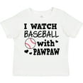 thumbnail image 3 of Inktastic I Watch Baseball with My Pawpaw Boys Toddler T-Shirt, 3 of 5
