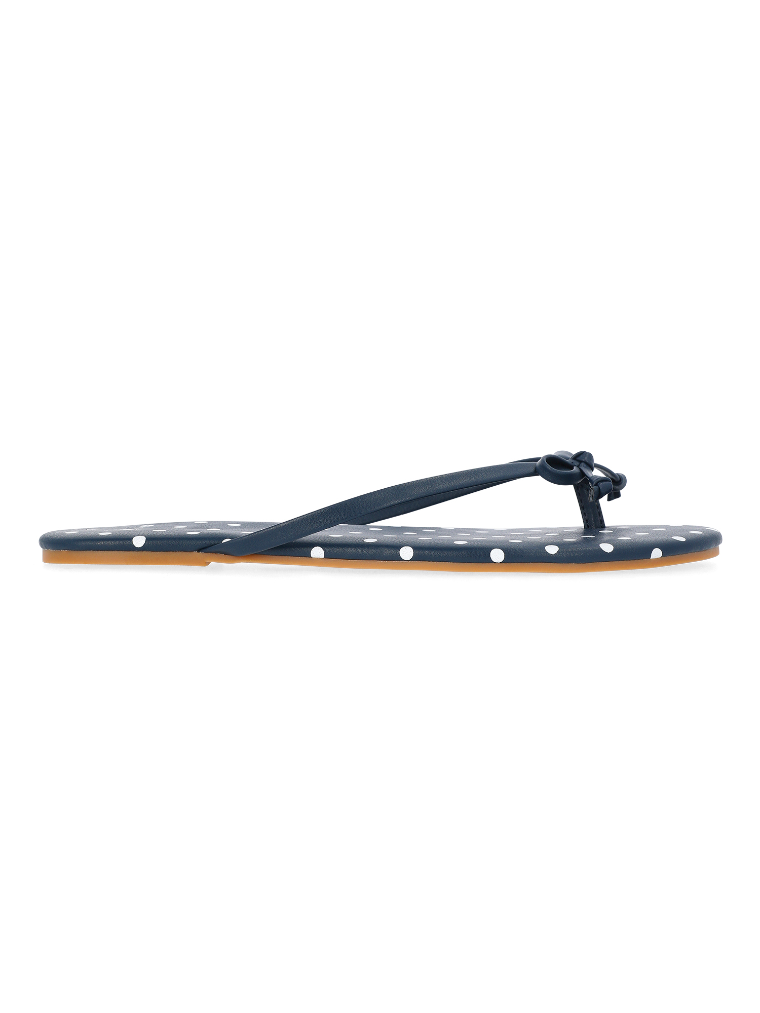 Time and Tru Women's Barely There Bow Thong Sandals