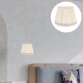thumbnail image 2 of Small Lampshade E27 Base Vintage Lamp Shade Cloth Barrel Lamp Shade Supply, 2 of 5