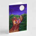 thumbnail image 1 of Trick or Treat Halloween Pug Greeting Cards & Envelopes - Pack of 8, 1 of 1