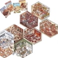 thumbnail image 1 of DIY 3D House Stickers, Cute Cartoon Scene Stickers, Fun DIY Stickers, 1 of 5