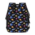 thumbnail image 4 of Easygdp Whales In Space Mochila Ergonómica Versátil para Laptop - Múltiples Bolsillos, Correas Ajustables, Unisex para Escuela, Viajes y Actividades al Aire Libre-One Size, 4 of 5