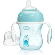 Chicco Soft Silicone Spout Transition Sippy Cup 7oz 4m+ Blue
