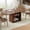 Walnut, variant on WARAYZ Extendable Dining Table with Storage, 47"-63" Rectangular Wood Table, Sliding Door Cabinet, Space Saving for 4-8 People, Wood