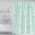 thumbnail image 5 of Cortina de Ducha, 180 x 180 cm en Tejido de Poliéster, Cortina de Baño para Baño, Bonito Estampado de Flores, 5 of 5